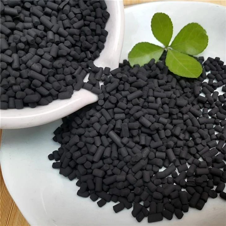 Extruded Pellet Activated Carbon Low Ash Columnar Activated Carbon For Air Stream